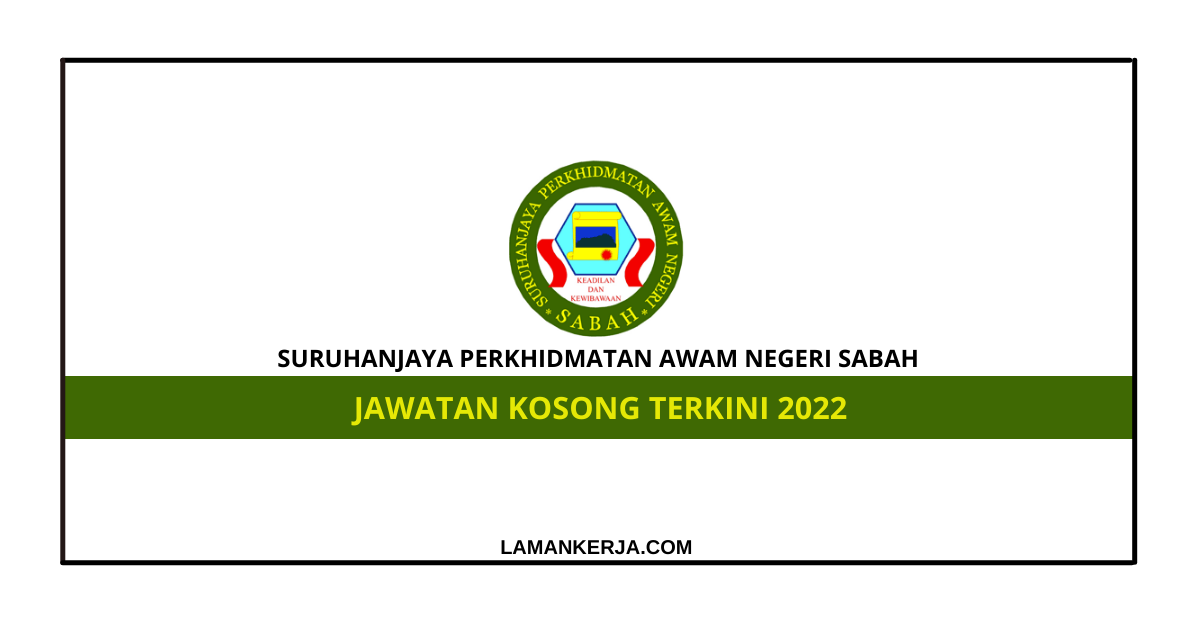 Sabah jawatan 2022 kosong